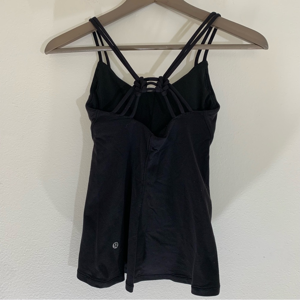 LULULEMON Black Strappy Tank Top